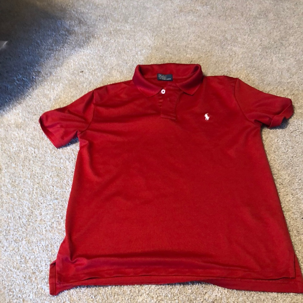 Cotton mesh polo shirt